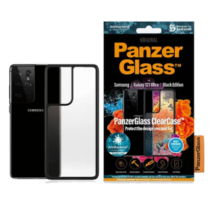 Billede af PanzerGlass ClearCase Samsung Galaxy S21 Ultra Sort