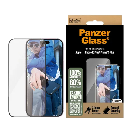 Billede af Panzerglass Apple iPhone 16 Plus UWF