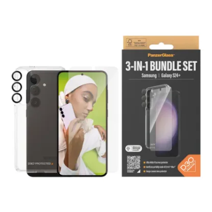 Billede af Panzerglass Samsung Galaxy S24+ 3i1 pakke