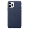 Billede af Apple iPhone 11 Pro Max Leather Case M Blue
