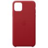 Billede af Apple iPhone 11 Pro Max Leather Case Red