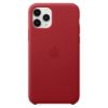 Billede af Apple iPhone 11 Pro Max Leather Case Red
