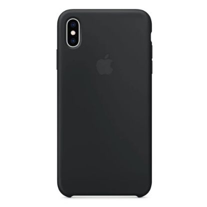 Billede af Apple iPhone XS Max Silicone Case - Black