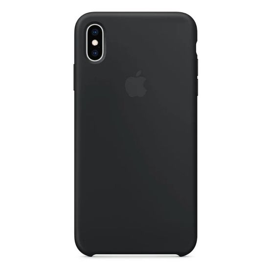 Billede af Apple iPhone XS Max Silicone Case - Black