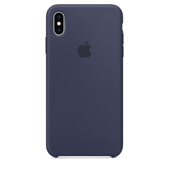 Billede af Apple iPhone XS Max Silicone Case - Midnight Blue