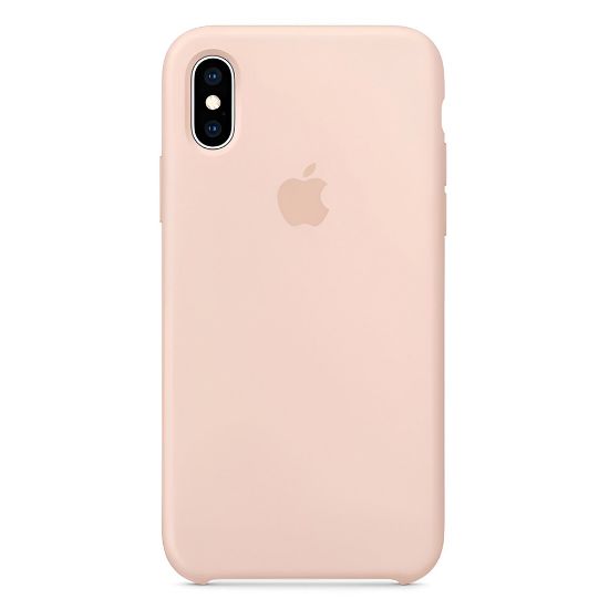 Billede af Apple iPhone XS Max Silicone Case - Pink Sand