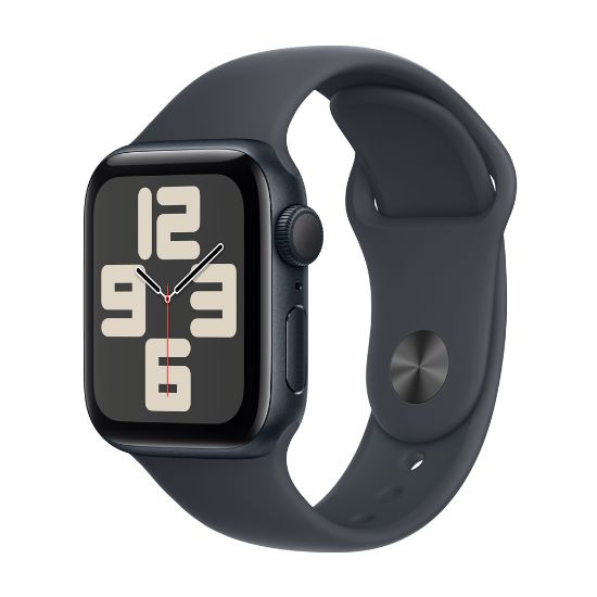 Billede af Apple Watch SE (2023) GPS 40mm Midnight Aluminium case med midnight sport band