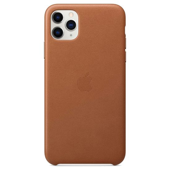 Billede af Apple iPhone 11 Pro Max Leather Case Saddle Brown