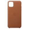 Billede af Apple iPhone 11 Pro Max Leather Case Saddle Brown