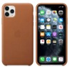 Billede af Apple iPhone 11 Pro Max Leather Case Saddle Brown