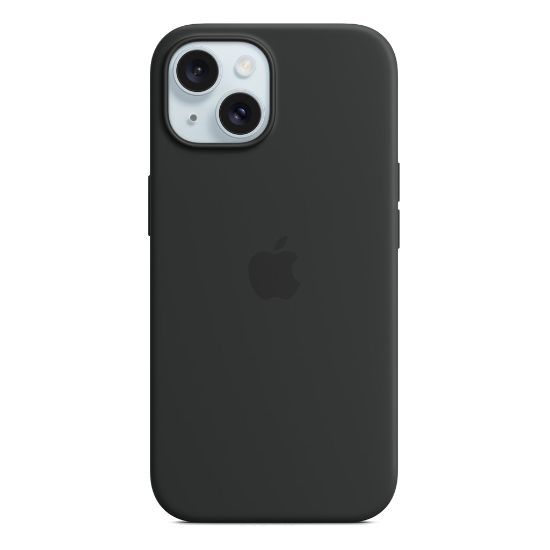 Billede af Apple iPhone 15 Silicone Case Black