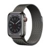 Billede af Apple Watch Series 8 GPS + Cellular 45mm Graphite Stainless Steel Case med Graphite Milanese Loop