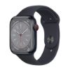 Billede af Apple Watch Series 8 GPS + Cellular 45mm Midnight Aluminium Case med Midnight Sport Band