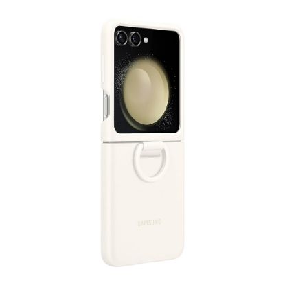 Billede af Samsung Galaxy Z Flip5 Silicone cover - Cream