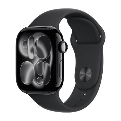 Billede af Apple Watch Series 11 GPS + Cellular 42mm Slate Titanium Case with Black Sport Band - S/M