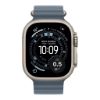 Billede af Apple Watch Ultra 3 GPS + Cellular 49mm Natural Titanium Case with Anchor Blue Ocean Band
