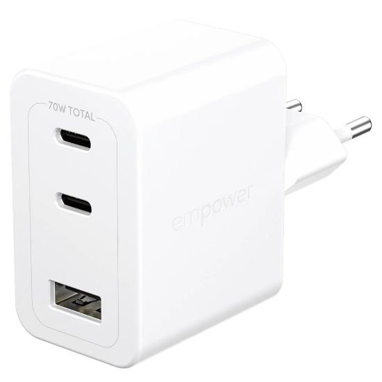 Billede af Empower 70W Lader incl 2 x USB-C + USB-A
