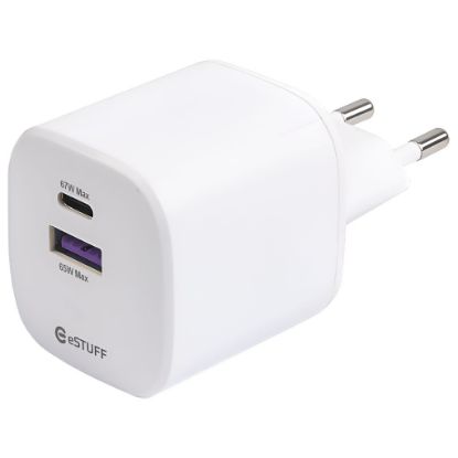 Billede af eStuff INFINITE USB-C Charger 67W GaN 2xUSB