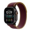 Billede af Apple Watch Ultra 4 GPS + Cellular 49mm Black Titanium Case with Burgundy Trail Loop - M/L