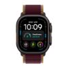 Billede af Apple Watch Ultra 4 GPS + Cellular 49mm Black Titanium Case with Burgundy Trail Loop - M/L