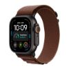 Billede af Apple Watch Ultra 4 GPS + Cellular 49mm Black Titanium Case with Burgundy Alpine Loop - M