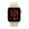 Billede af Apple Watch SE 3 GPS + Cellular 40mm Starlight Aluminium Case with Sand Sport Band - S/M