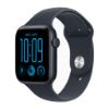Billede af Apple Watch SE 3 GPS + Cellular 44mm Midnight Aluminium Case with Navy Blue Sport Band - M/L
