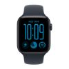 Billede af Apple Watch SE 3 GPS + Cellular 44mm Midnight Aluminium Case with Navy Blue Sport Band - S/M